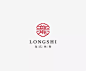 学LOGO-龙氏快餐-汉字构成-线构成-传统logo

