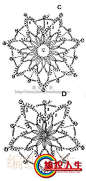 钩针雪花带图解 - yixinniuniu2002 - 宝宝丫的博客