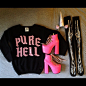 DOLLSKILL UNIF Pure Hell 甜美暗黑毛衣