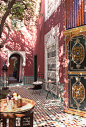 Courtyard, Marrakech, Morocco