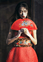 Tian Yi is Geisha Glam for Elle Vietnam’s May 2013 