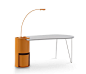 Boog Scrittoio - Kids tables by Zalf | Architonic : A contemporary design that perfectly fits an elegant solution. Highly functional thanks to the accessories that complement the writing desks. Writing desk..