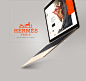 Responsive | Hermès Concept : Hermès. Great brand. I recently visited their website and quickly found out it would be an interesting challenge for a concept.My process was a "no-process", follow-your-guts-and-explore, even if it meant drifting a