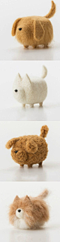 http://www.feltify.com/products/handmade-felted-felting-project-cute-animal-dogs-puppy-felted-wool-doll#: 