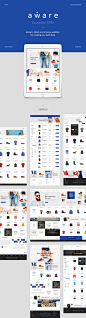 Aware UI Kit : Modern, stylish and intuitive assistant for creating your best store.