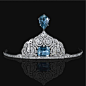 Aquamarine and diamond tiara by Cartier 1912. Once owned by Princess Olga Valerianovna Paley of Russia.