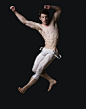 #绘画参考# 模特是男性舞者Joseph Simons （他的个站：O网页链接 ） ​​​​