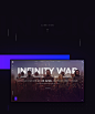 Infinity War - Web Site Concept Design : Concepto de diseño web para la película Avengers - Infinity War espero sea de su agrado comenten si les gusto y que otro concepto quieren que realice!