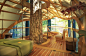 创意建筑设计 浪漫叶型环保树屋设计（图） 373804