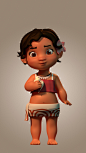 lil' Moana, Mark Pigason : And yet another fan art I forgot to post back here in Art Station. Twas' fun doin' this and hope you like it! :D