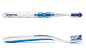 front and side angle of sensodyne toothbrush