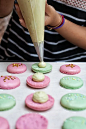 Macaroons. Finally an easy to follow recipe! I want to try this soon. I WILL BE MAKING