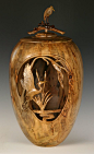I could sit looking at this piece all day. Absolutely magnificent. Woodturning by Charlie Shrum: 