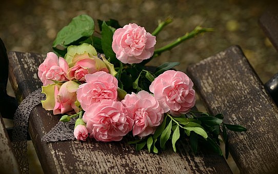 花束, 丁香, 玫瑰, 浪漫, 生日花束...