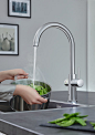 GROHE Red Duo Faucet and M size boiler by GROHE | Kitchen taps