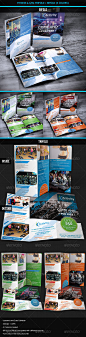 Fitness & Gym - Sports Bifold + Trifold - Brochures Print Templates
