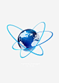 蓝色互联网地球矢量图高清素材 互联网 地球 技术 环绕 科学 科技蓝 矢量图 免抠png 设计图片 免费下载