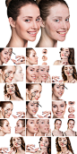 v3_722_超高清美容女人脸部皮肤对比去斑美白分析广告设计图素材-淘宝网