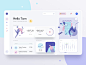 Interface Dashboard v2.1 : Hi friends, I'm happy to show you my latest design for the "Interface Dashboard v2". I'm showing the the collapse sidebar, and also I bring some new cards for the main contents. I hope you like how...