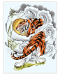 Japanese tiger tattoo by ~drunkenflyer on deviantART