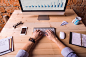 Businessman at the desk, office gadgets and supplies by Jozef Polc on 500px