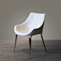 促销北欧简约现代创意设计师椅有扶手厚皮真皮休闲椅沙发椅餐椅-淘宝网