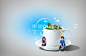 小雕像,概念,人,亚洲人,背景_gic11220462_a boy and a girl sitting on a coffee cup_创意图片_Getty Images China