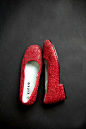 复古小红鞋