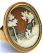 格鲁吉亚微雕象牙戒指，大约1780年