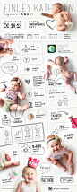 LARGE custom designed one year baby infographic, digital file : IMPORTANT INFORMATION // PLEASE READ!  • photos of baby on a white backdrop are required. (otherwise must purchase the photoshop editing listing in additional to this one)  • other photos are