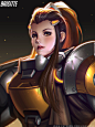 Brigitte, Liang xing : Hi,Guys,This is new hero Brigitte！I tried different styles of painting,hope you like it.^o^
Patreon:https://www.patreon.com/liangxing
Gumroad:https://gumroad.com/liangxing
