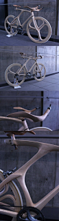 
大岛洋二郎的木制自行车

就读于东京武藏野美术大学工艺和工业设计系的大岛洋二郎（Yojiro Oshima）在他的毕业设计中设计并制造了一辆木制自行车，车轮、车把、框架、车座完全采用木材制作。

大岛表示该项目的重点在车框架和把手的形状上，材料无所谓，但采用木材可以保证最大舒适度。

这辆木制自行车纯手工制作，底梁和座梁中空，厚度约为6-12厘米，由两部分粘到一起，总重量约14公斤
