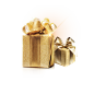金色礼盒png 圣诞