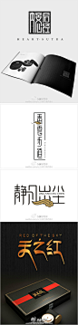@震宇同学 2010年字体设计作品。