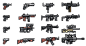 tributegames:

pixeltao:

Here’s a few “classic” guns I drew for Mercenary Kings. Besides these ones, pretty much all other gun sprites of the games are drawn by Paul Robertson.

From Game Designer Jonathan Lavigne’s tumblr, a couple of the more realistic