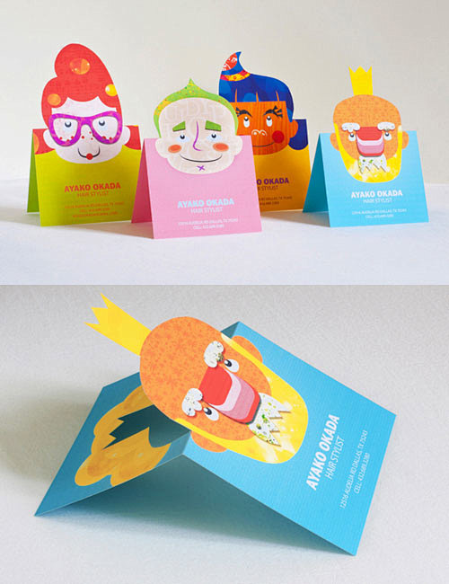 Popup Business Cards