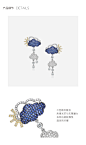 HEFANG Jewelry/何方珠宝 初晴耳环 925纯银女长款创意耳坠耳饰-tmall.com天猫