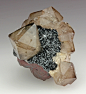 Quartz with Hematite and Dolomite from England