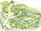 Downing Children's Garden at Botanica Gardens - Wichita, Kansas Illustrative Plan by Azur Ground
