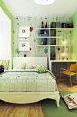 【图】绿色温馨卧室