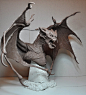 Creature Bust WIP 2: Process of detail by AntWatkins on deviantART