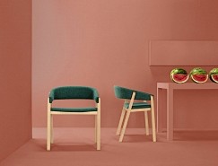 极简风格的Oslo椅和Valentino...