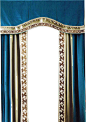 Luxurious Window Curtain - Viven Dress, 100"X100" traditional-curtains