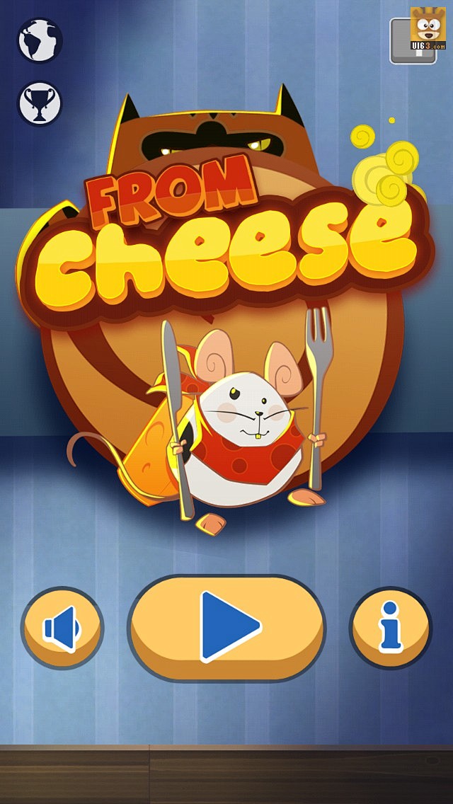 手机游戏UI《From Cheese》U...