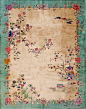 1920-1930年民国时期的精美地毯。