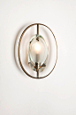 MAX INGRAND Mod. 2240 Wall lamp, ca 1960. Produced by Fontana Arte #lighting #sconces #jpwarreninteriors: 