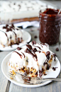 chocolate chip cookie ice cream bars.