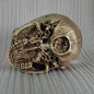 树脂骷髅头绘画半身像人头骨 艺用人体肌肉骨骼解剖结构模型美术-淘宝网