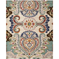 @Overstock.com - Safavieh Handmade Bella Ivory/ Blue Wool Rug (8 x 10) - Safaviehs Bella collection is inspired by timeless contemporary designs crafted with the softest wool available. This rug is crafted using a hand-tufted construction with a wool pile