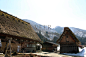 The world heritage, Shirakawa-go during winter in Japan